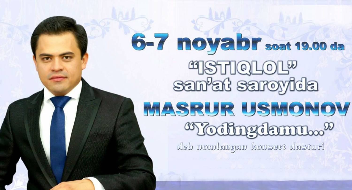 Masrur Usmonov - Yodingdamu (Konsert dasturi 2014)